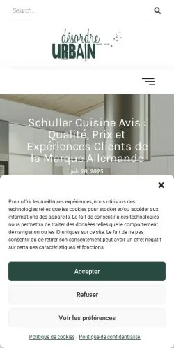 Anteprima del sito Desordre Urbain, media di Francia per articoli sponsorizzati