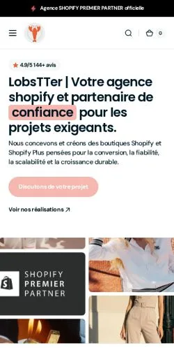 Aperçu du site LobsTTer, média de France pour articles sponsorisés