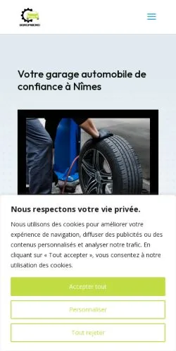 Anteprima del sito Garage automobile à Nîmes, media di Francia per articoli sponsorizzati