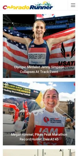 Anteprima del sito Colorado Runner, media di Stati Uniti per articoli sponsorizzati