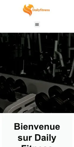 Anteprima del sito Daily Fitness, media di Francia per articoli sponsorizzati