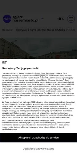 Vorschau der Website Zgierz Nasze Miasto, Medium aus Polen für gesponserte Artikel