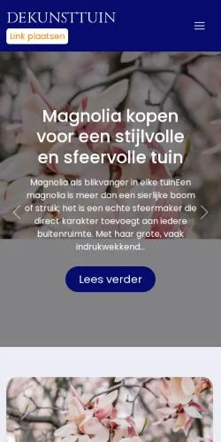 Anteprima del sito Dekunsttuin.nl, media di Paesi Bassi per articoli sponsorizzati