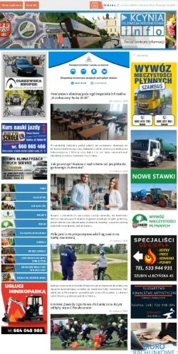Podgląd witryny Kcynia Info, medium z kraju Polska do artykułów sponsorowanych