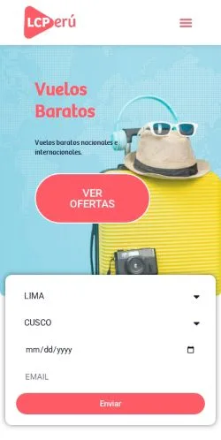 Podgląd witryny Lc Perú, medium z kraju Hiszpania do artykułów sponsorowanych