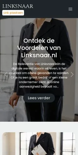 Anteprima del sito Linksnaar.nl, media di Paesi Bassi per articoli sponsorizzati