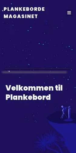 Preview of the Plankeborde Magasinet website, a media outlet in Denmark for sponsored articles