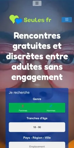 Pré-visualização do site Seules, meio de França para artigos patrocinados