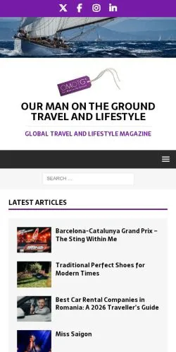 Anteprima del sito Our Man On The Ground, media di Regno Unito per articoli sponsorizzati