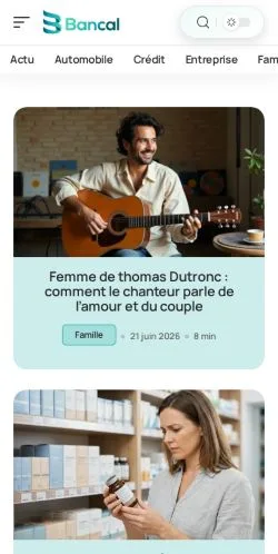 Anteprima del sito Bancal, media di Francia per articoli sponsorizzati