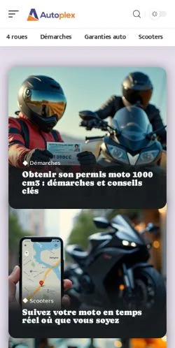 Anteprima del sito Autoplex, media di Francia per articoli sponsorizzati