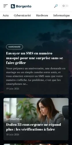 Forhåndsvisning af Bargento, medie fra Frankrig til sponsorerede artikler