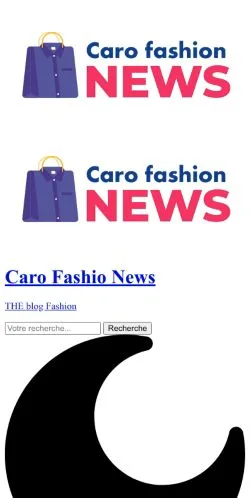 Podgląd witryny Caro Fashio News, medium z kraju Francja do artykułów sponsorowanych