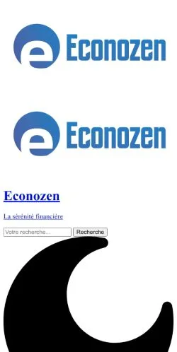 Anteprima del sito Econozen, media di Francia per articoli sponsorizzati