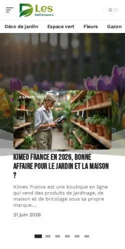 Anteprima del sito Les Défricheurs, media di Francia per articoli sponsorizzati