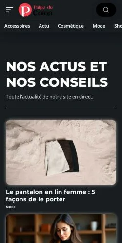 Anteprima del sito Pulpe de Coton, media di Francia per articoli sponsorizzati
