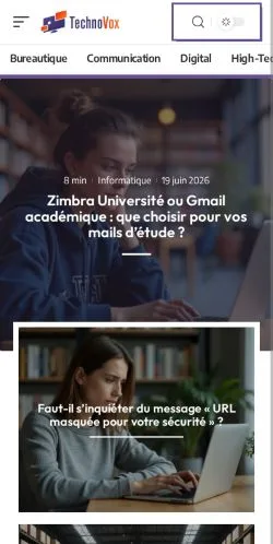 Aperçu du site TechnoVox, média de France pour articles sponsorisés