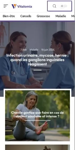 Anteprima del sito Vitalomia, media di Francia per articoli sponsorizzati