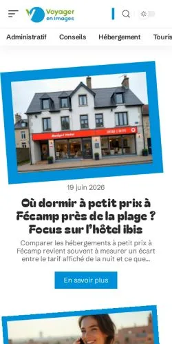 Anteprima del sito Voyager En Images, media di Francia per articoli sponsorizzati