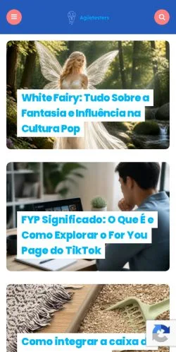 Podgląd witryny agiletesters.com.br -, medium z kraju Brazylia do artykułów sponsorowanych