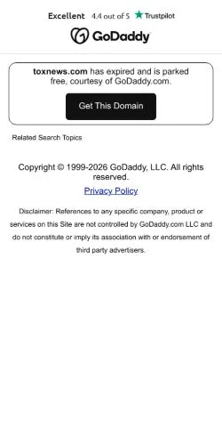 Anteprima del sito Toxnews, media di Stati Uniti per articoli sponsorizzati