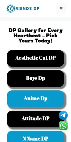 Aperçu du site Friends DP, média de États-Unis pour articles sponsorisés