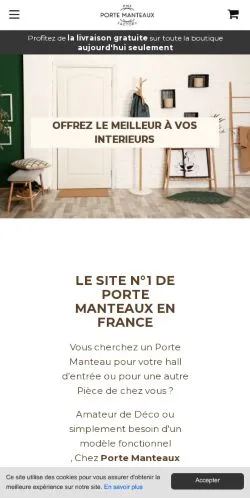 스폰서 기사용 프랑스 매체 Porte Manteaux Factory 사이트 미리보기