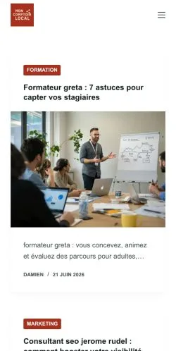 Anteprima del sito Mon Comptoir Local, media di Francia per articoli sponsorizzati