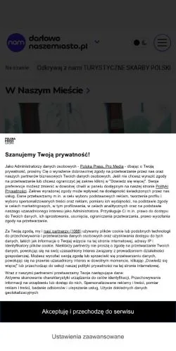Podgląd witryny Darłowo Nasze Miasto, medium z kraju Polska do artykułów sponsorowanych