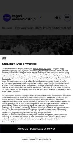 Anteprima del sito Żagań Nasze Miasto, media di Polonia per articoli sponsorizzati