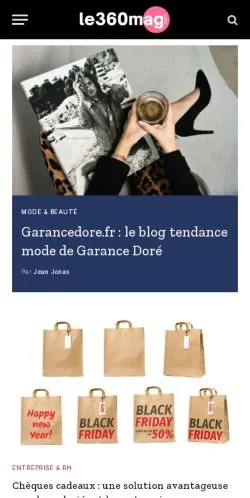 Preview of the Le360Mag website, a media outlet in France for sponsored articles