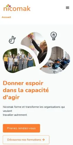 Podgląd witryny Nicomak, medium z kraju Francja do artykułów sponsorowanych