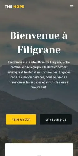Anteprima del sito Accueil ⋆ Filigrane Rhone-Alpes, media di Francia per articoli sponsorizzati