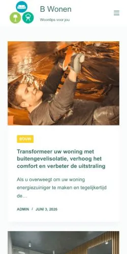 Forhåndsvisning af B Wonen, medie fra Nederlandene til sponsorerede artikler