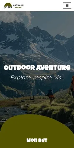 Anteprima del sito Outdoor Aventure, media di Francia per articoli sponsorizzati
