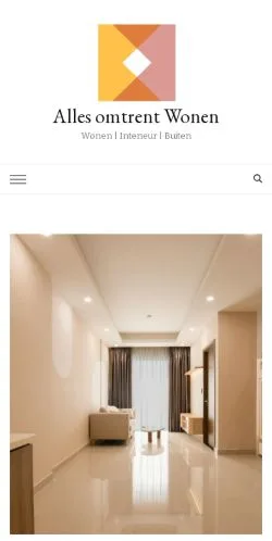 스폰서 기사용 네덜란드 매체 Omtrent Wonen 사이트 미리보기