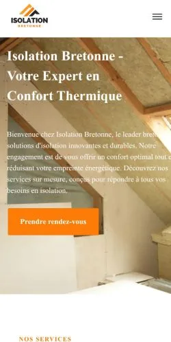 スポンサード記事向けのフランスメディア、Isolation Bretonneのサイトプレビュー