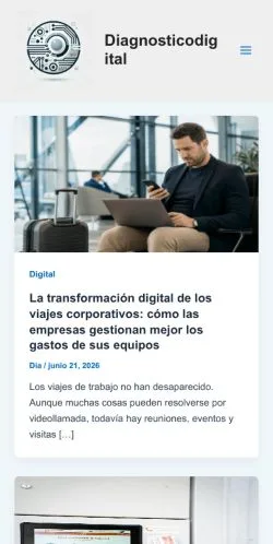 스폰서 기사용 스페인 매체 Diagnosticodigital - 사이트 미리보기