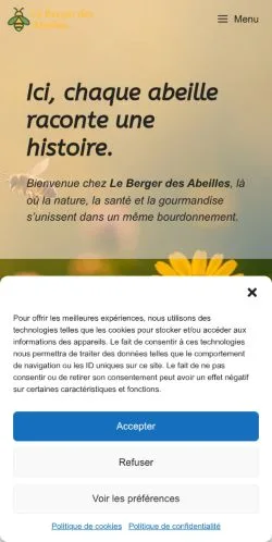 Anteprima del sito Le Berger Des Abeilles, media di Francia per articoli sponsorizzati