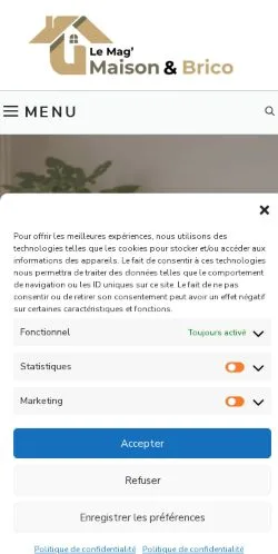 Anteprima del sito Maison & Brico, media di Francia per articoli sponsorizzati