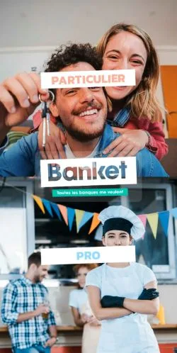 Anteprima del sito BANKET, media di Francia per articoli sponsorizzati