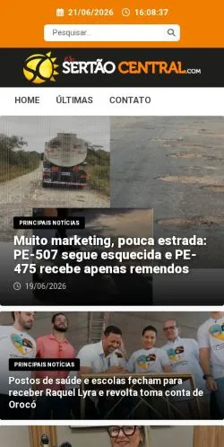Forhåndsvisning af Sertão Central, medie fra Brasilien til sponsorerede artikler