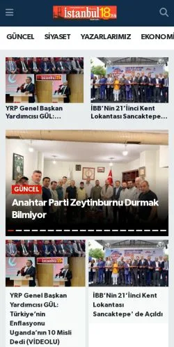 Podgląd witryny İstanbul Times, medium z kraju Turcja do artykułów sponsorowanych