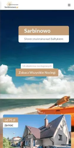 Vorschau der Website Sarbinowo, Medium aus Polen für gesponserte Artikel