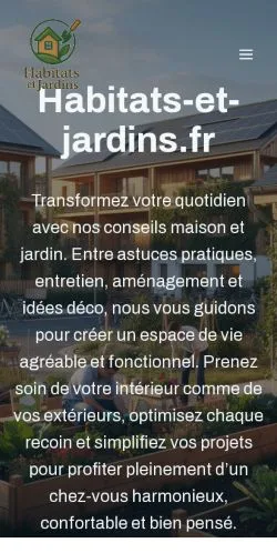 Anteprima del sito Habitats et Jardins, media di Francia per articoli sponsorizzati