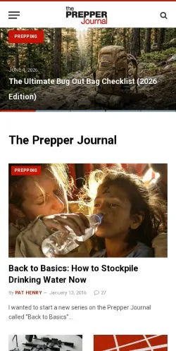 Forhåndsvisning af The Prepper Journal, medie fra USA til sponsorerede artikler