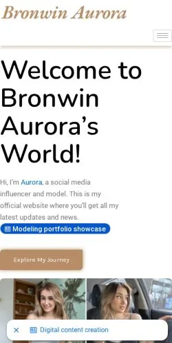 스폰서 기사용 미국 매체 Bronwin Aurora 사이트 미리보기