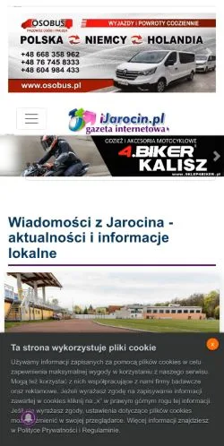 Anteprima del sito iJarocin, media di Polonia per articoli sponsorizzati