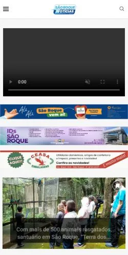 Anteprima del sito São Roque Notícias, media di Brasile per articoli sponsorizzati
