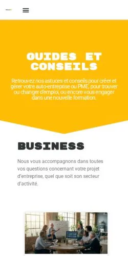 Anteprima del sito BiznessFeed, media di Francia per articoli sponsorizzati